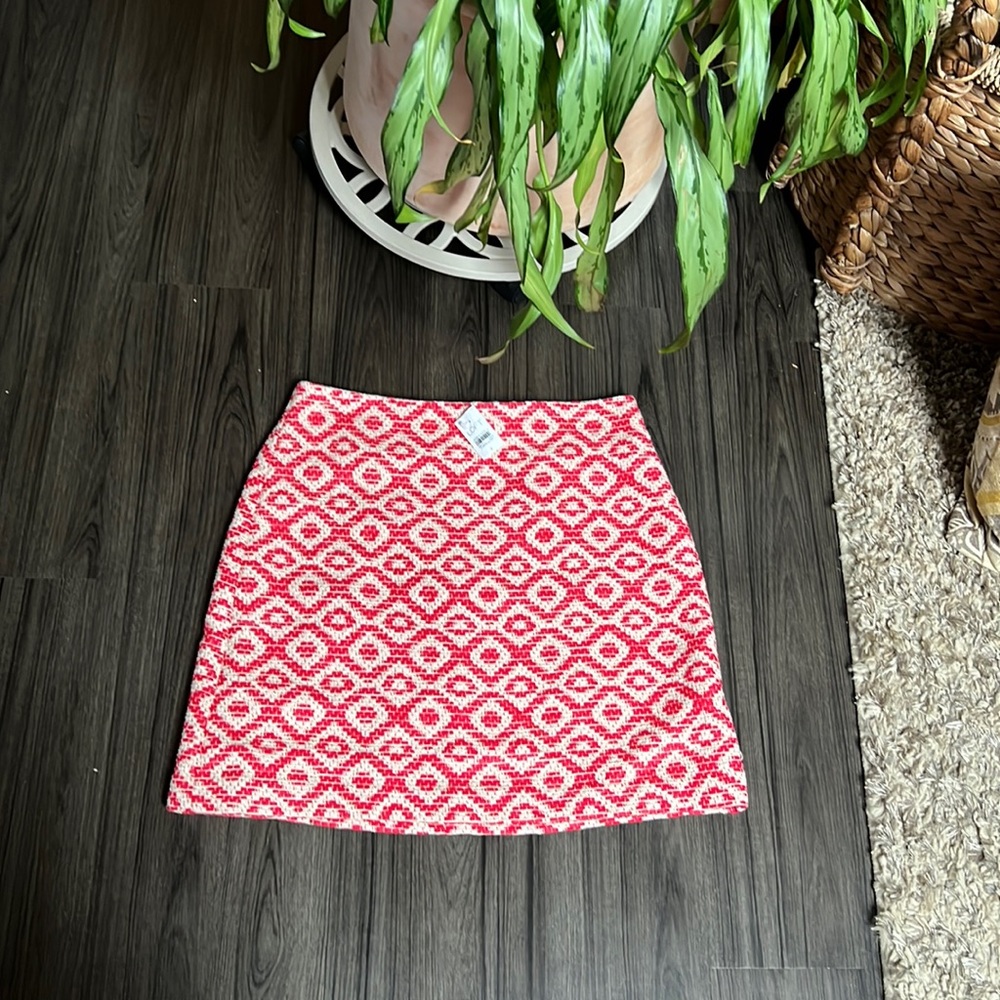 NWT awesome print sparkly mini size 8